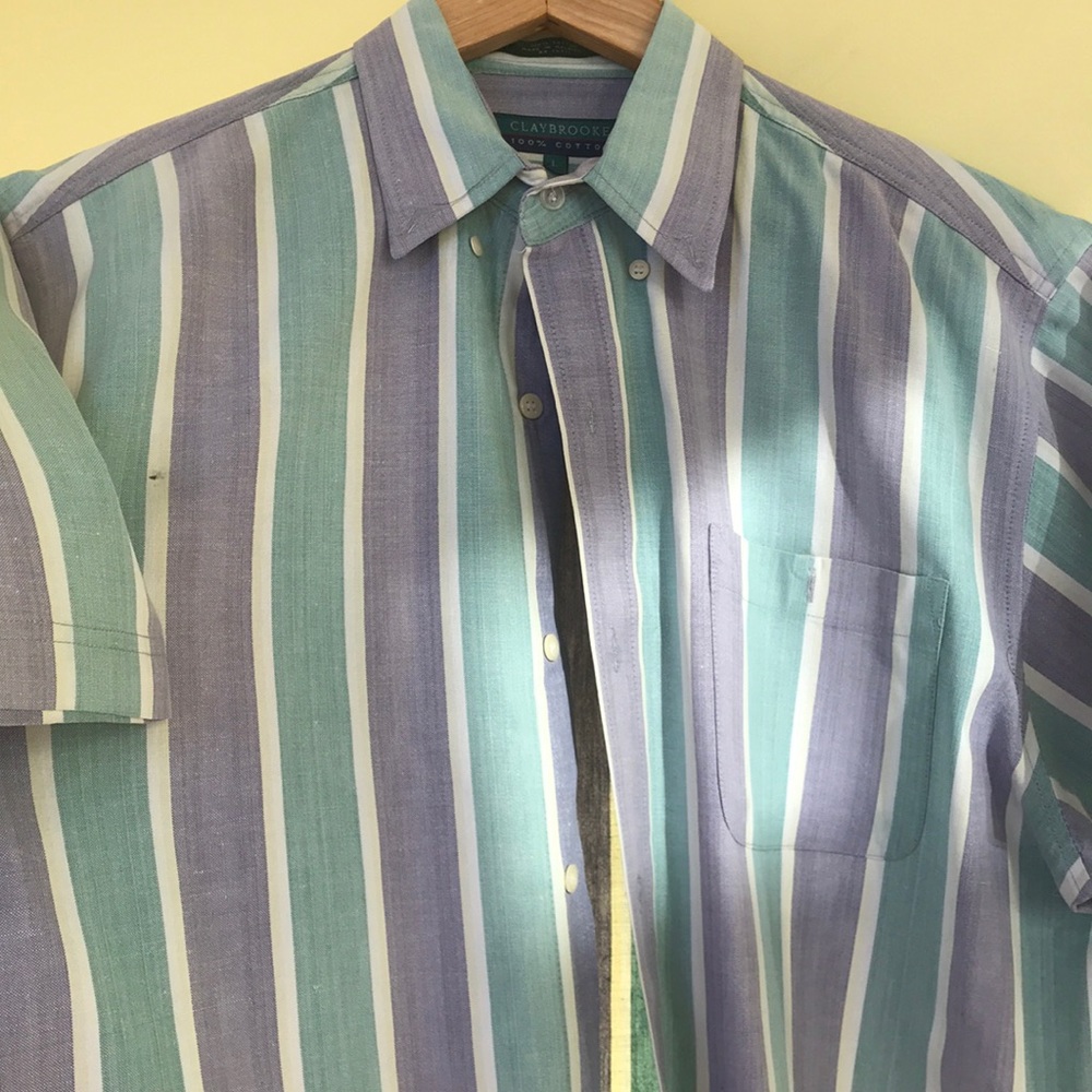Men’s linen shirt | Miami style Vintage shirt